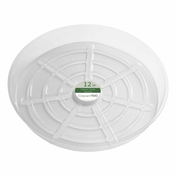 Crescent Garden 1.5 in. H X 12 in. D Plastic Plant Saucer Clear BVH120S00C